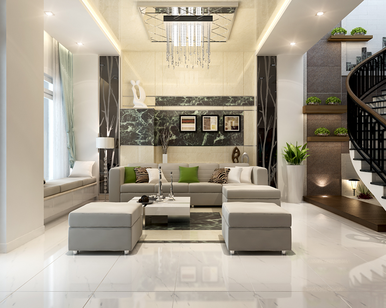 Bố Trí Phòng Khách Trong Nhà Ở – Đẹp, Hợp Phong Thủy Và Tiện Nghi