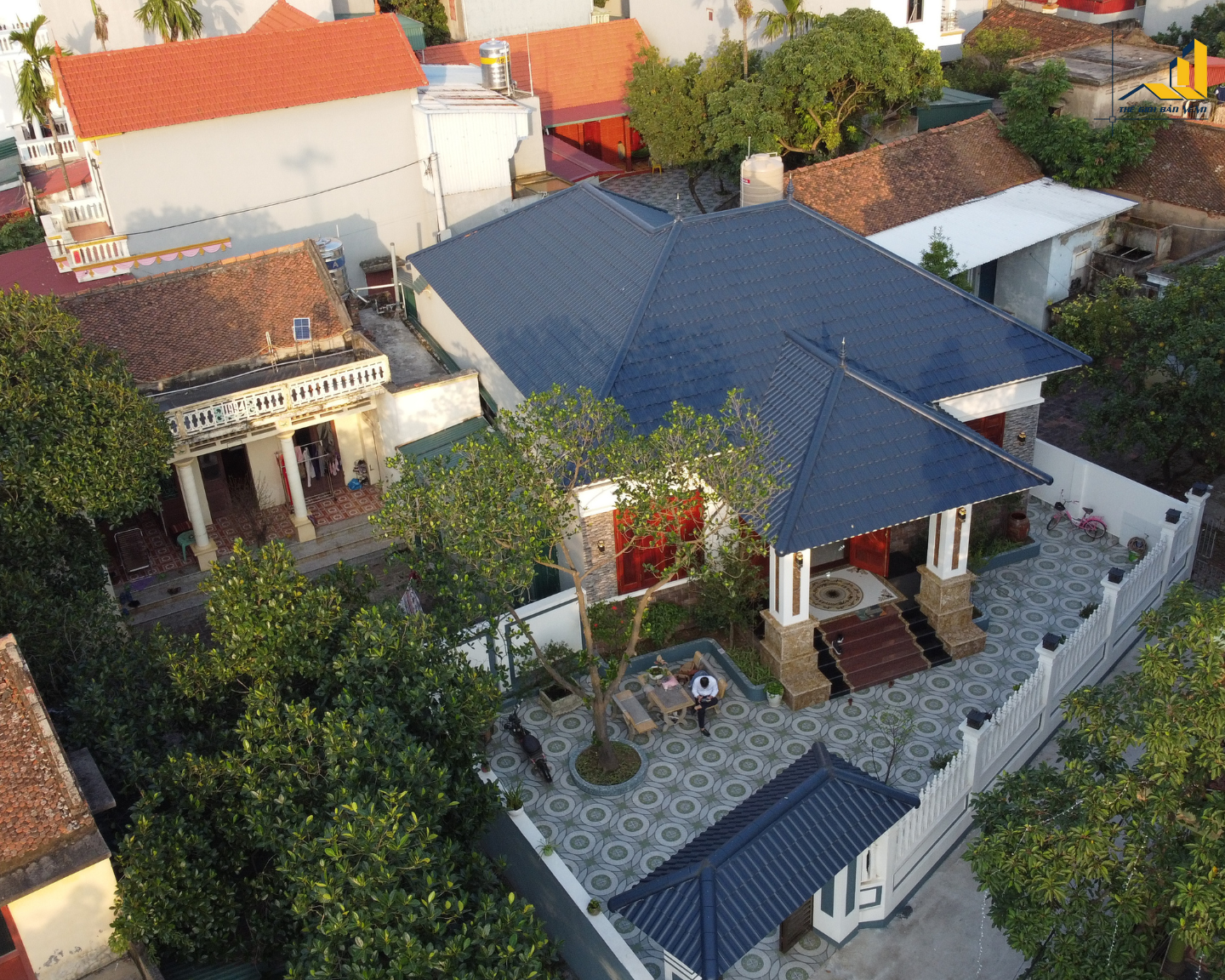 Nhà Vườn Mái Nhật 14.8 × 10.4 m – Không Gian Sống Gọn Gàng, Thoáng Sáng | TGBV.82