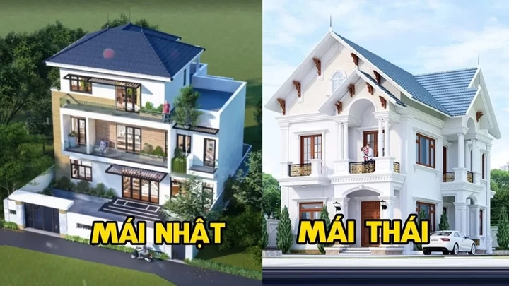 Đừng nhầm lẫn giữa mái Nhật và mái Thái khi xây nhà phố