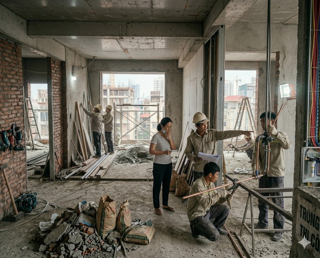 Giai Đoạn Thi Công: Nỗi Lo Về Tiến Độ Và Chất Lượng - Làm Sao Để Trút Bỏ Gánh Nặng?