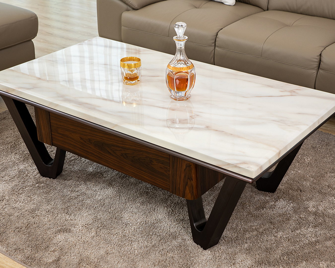 Banner Bàn Trà Mặt Đá – Sang Trọng Và Nâng Tầm Phòng Khách