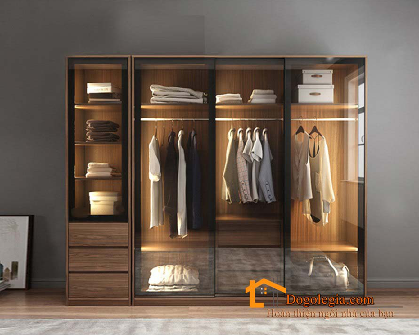 Banner Tủ Quần Áo Cánh Kính / Cánh Lùa – Thiết Kế Hiện Đại Tối Ưu Không Gian Phòng Ngủ