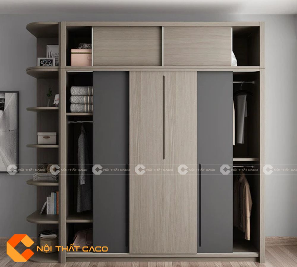 Tủ Quần Áo Gỗ Công Nghiệp – Giải Pháp Lưu Trữ Hiện Đại Cho Phòng Ngủ
