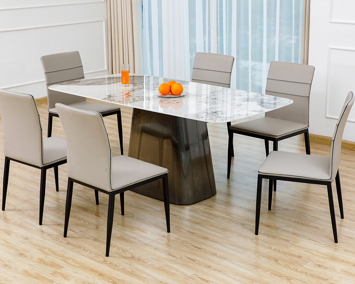 Bàn Ghế Ăn Mặt Đá – Hiện Đại Và Sang Trọng Cho Không Gian Phòng Ăn