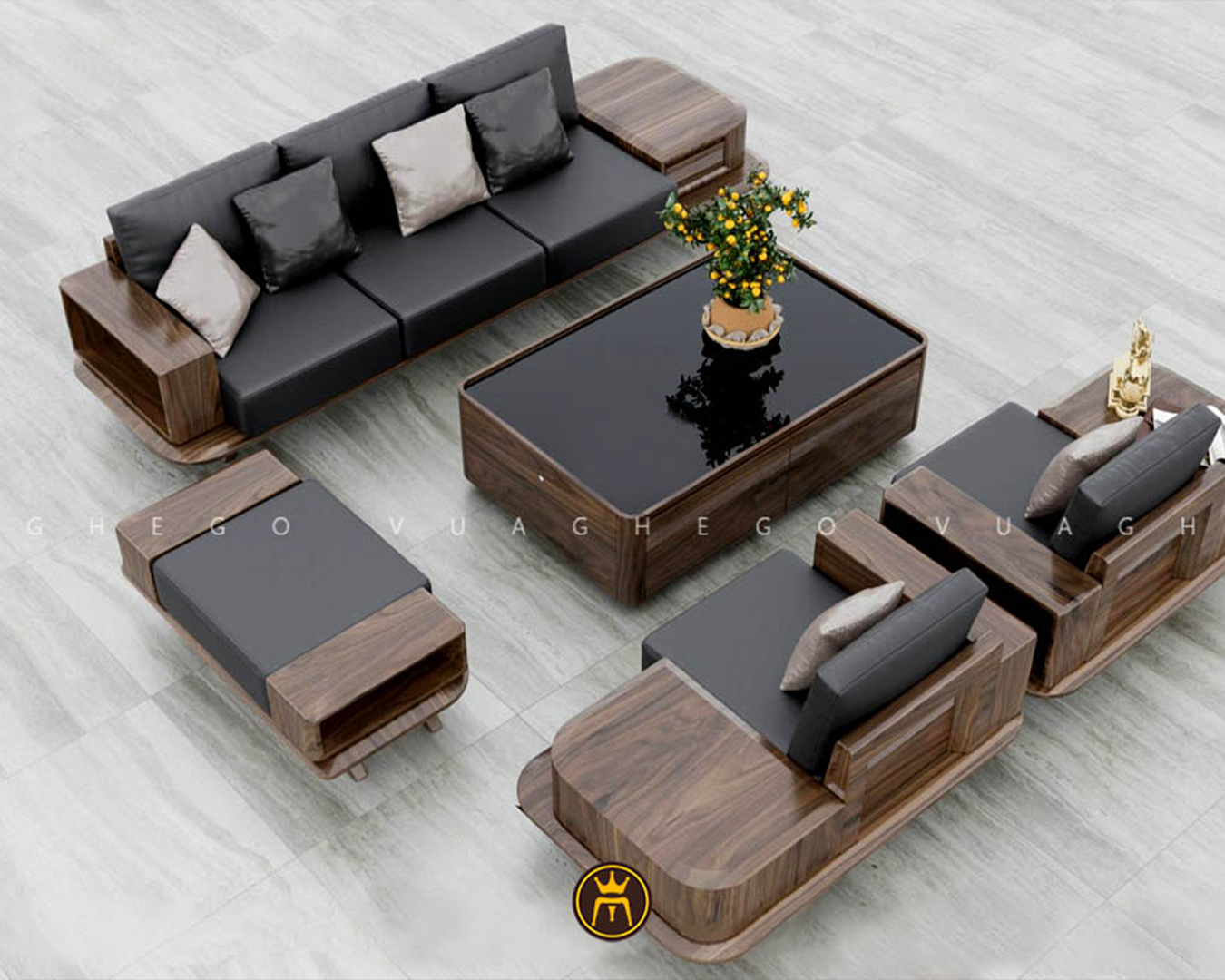 Sofa Gỗ Tự Nhiên – Sang Trọng Và Bền Vững Theo Thời Gian