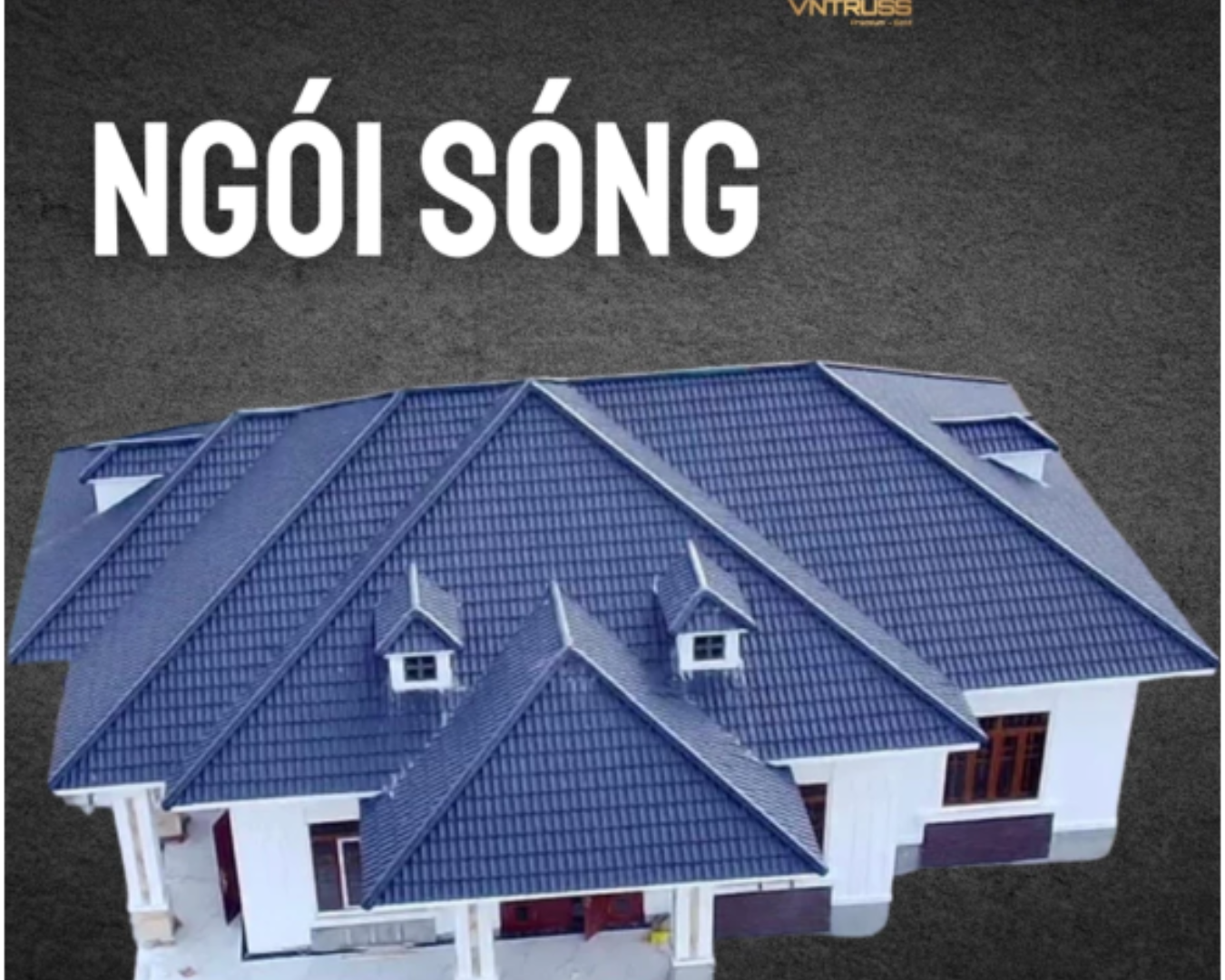 Ngói Phẳng Màu Xanh Navy SO4 BICISORA