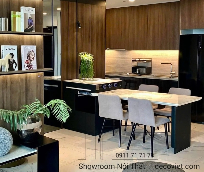 Banner Đảo Bếp / Quầy Bar – Điểm Nhấn Hiện Đại Cho Không Gian Bếp