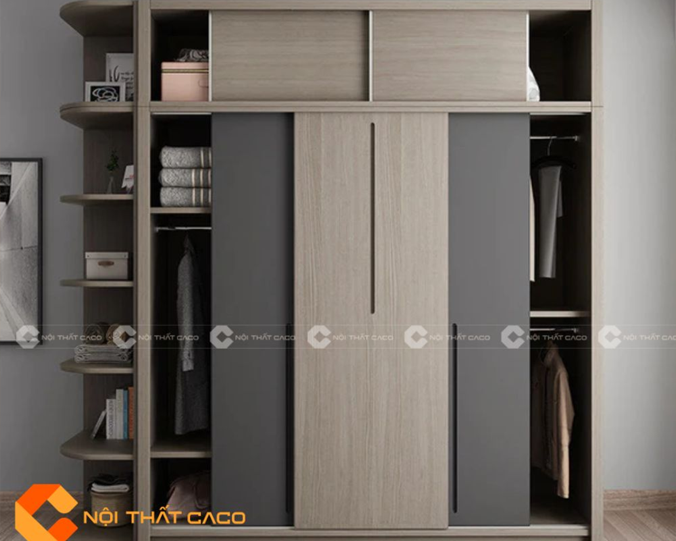 Tủ Quần Áo Gỗ Công Nghiệp – Giải Pháp Lưu Trữ Hiện Đại Cho Phòng Ngủ